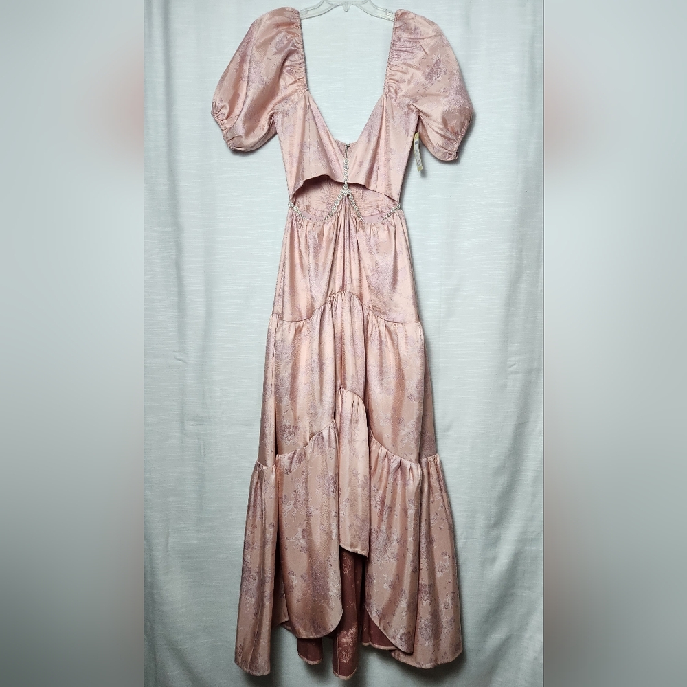 The Emma dress Windsor brocade V. Chapman - Picture 2 of 16
